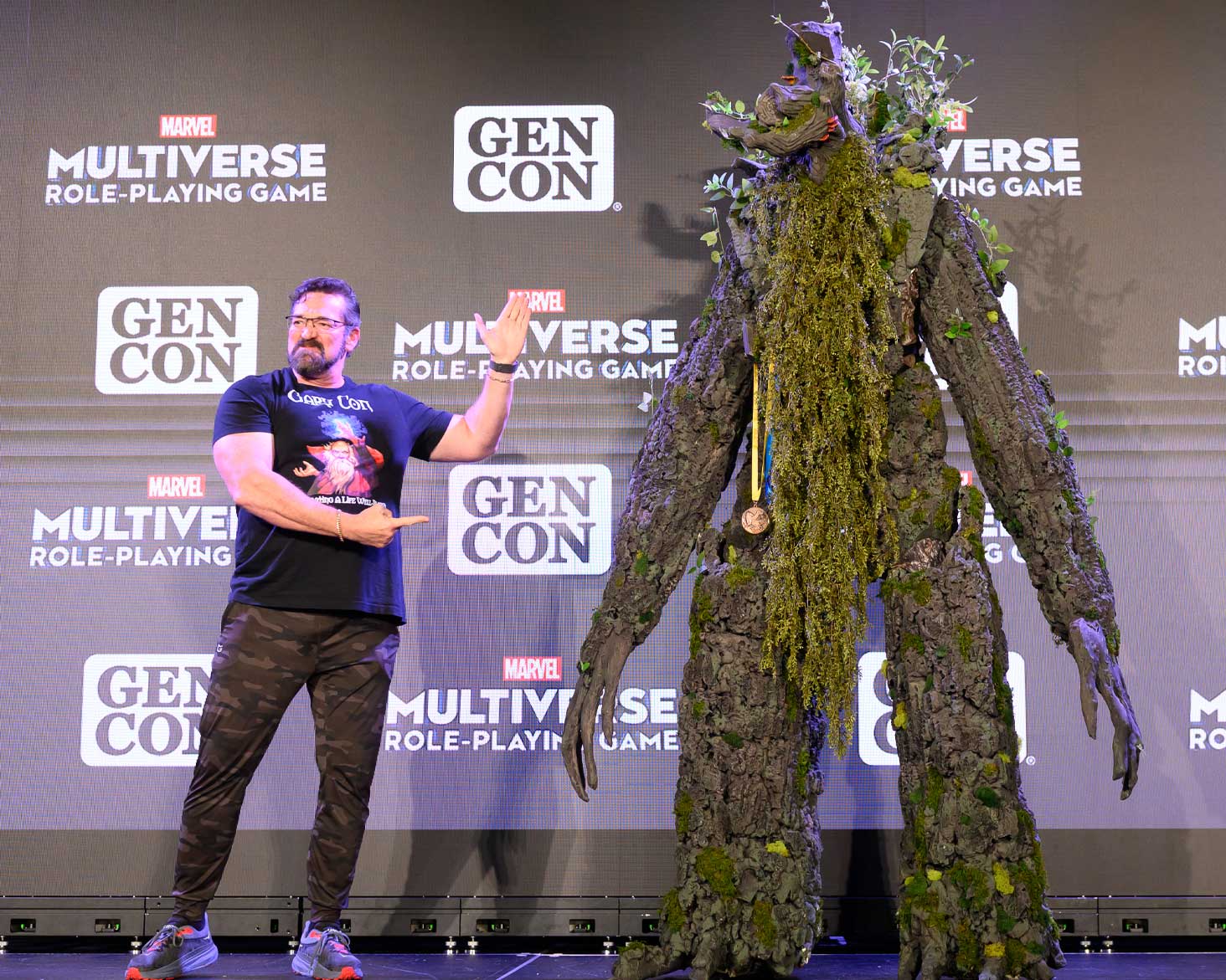 Gen Con Costume Contest Gary Gygax and Tree Man