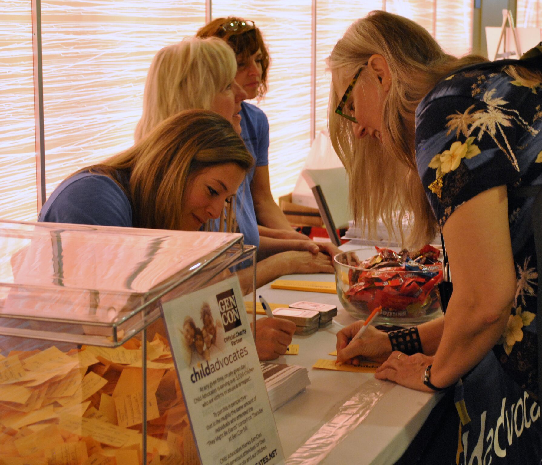 Child Advocates table